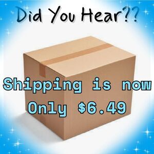 Only $6.49 Shipping 🥳 📪 (Up To 5 Pounds) 📦📪🥳